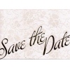 Ivory Cream Save the Date