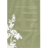 Olive Green Wedding Invitation